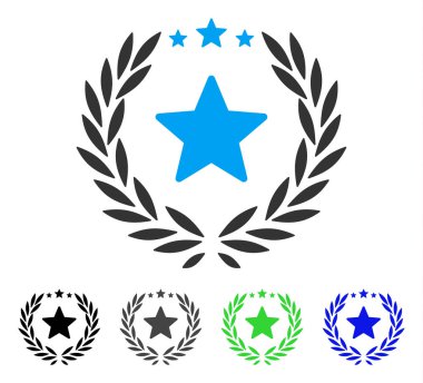 Gurur amblemi düz simgesi