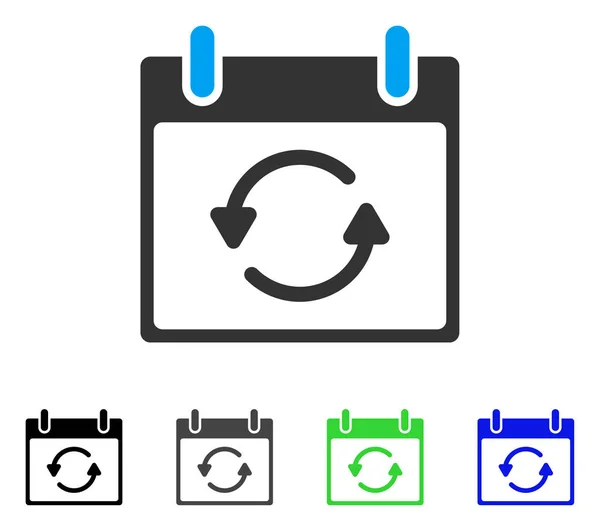 Обновленный календарный день — стоковый вектор