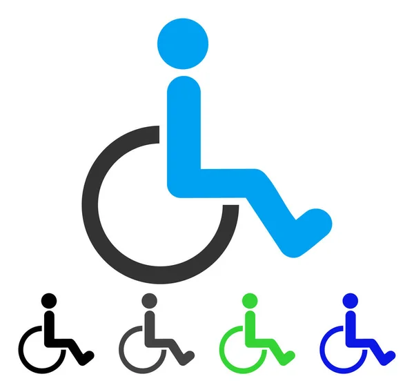 Ikone für Behinderte — Stockvektor
