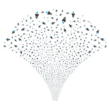 Kaynak akışı uzay roketi simgeleri