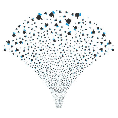 Kaynak akışı, başparmak yukarı simgeleri