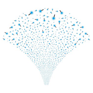 Kaynak akışı değnek sihirli aracı simgeleri