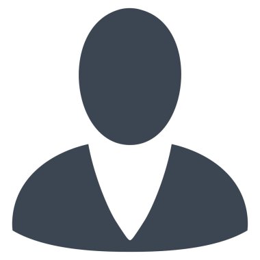 kullanıcı düz vektör simgesi