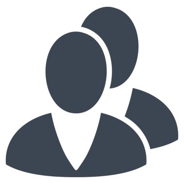 Kullanıcılar düz vektör simgesi