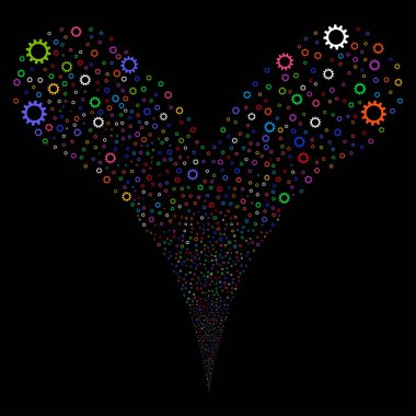 Karikatür çeşme dere