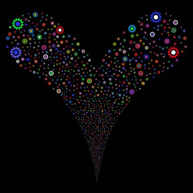 Karikatür çeşme dere