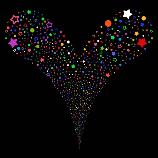 Konfeti yıldız çeşme dere