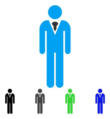 Beyefendi düz simgesi