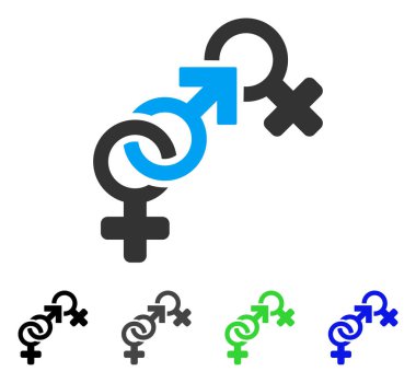 İnanç ihlali düz simgesi