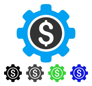 Finansal araçlar düz simgesi