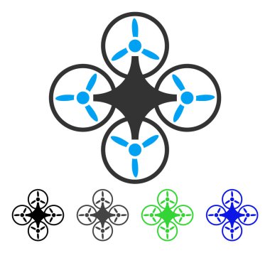 Hava uçağı düz simgesi