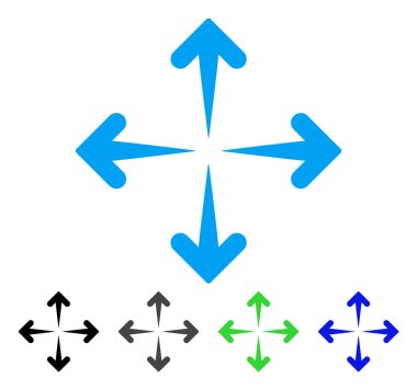 Oklar düz simgesini genişletin