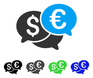 Döviz Alım tekliflerini düz simgesi