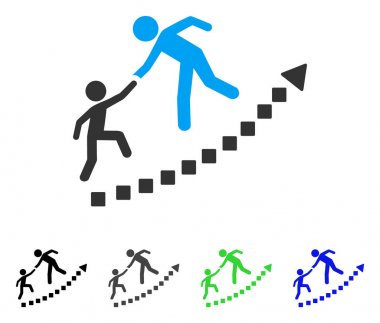 Eğitim büyüme düz simgesi