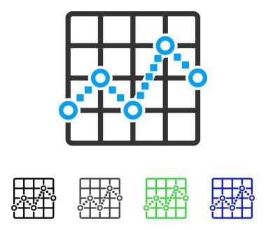 Satırı arsa düz simgesi
