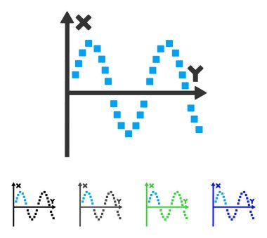 Sinüs arsa düz simgesi