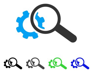 SEO Araçlar düz simgesi