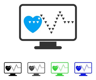 Kardiyo düz simgesi izleme