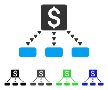 Fişleri Paraya Çevirme düzenini düz simgesi