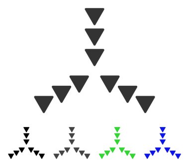 Ters yönde düz simgesi