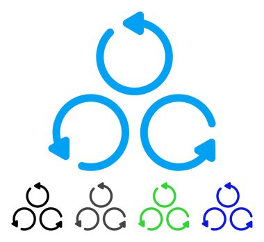 Düz döndürme simgesi