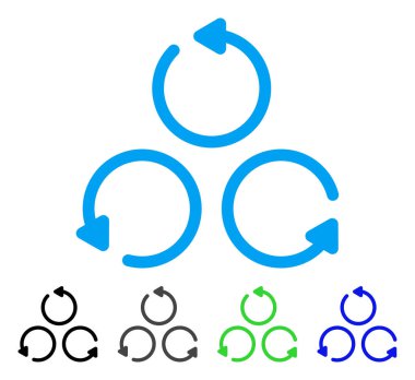 Düz döndürme simgesi