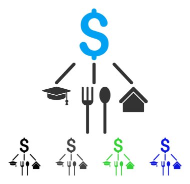 Tüketim desen düz simgesi