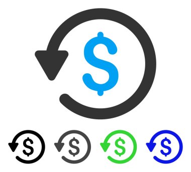 İndirim düz simgesi