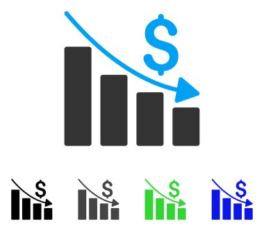 Durgunluk düz simgesi