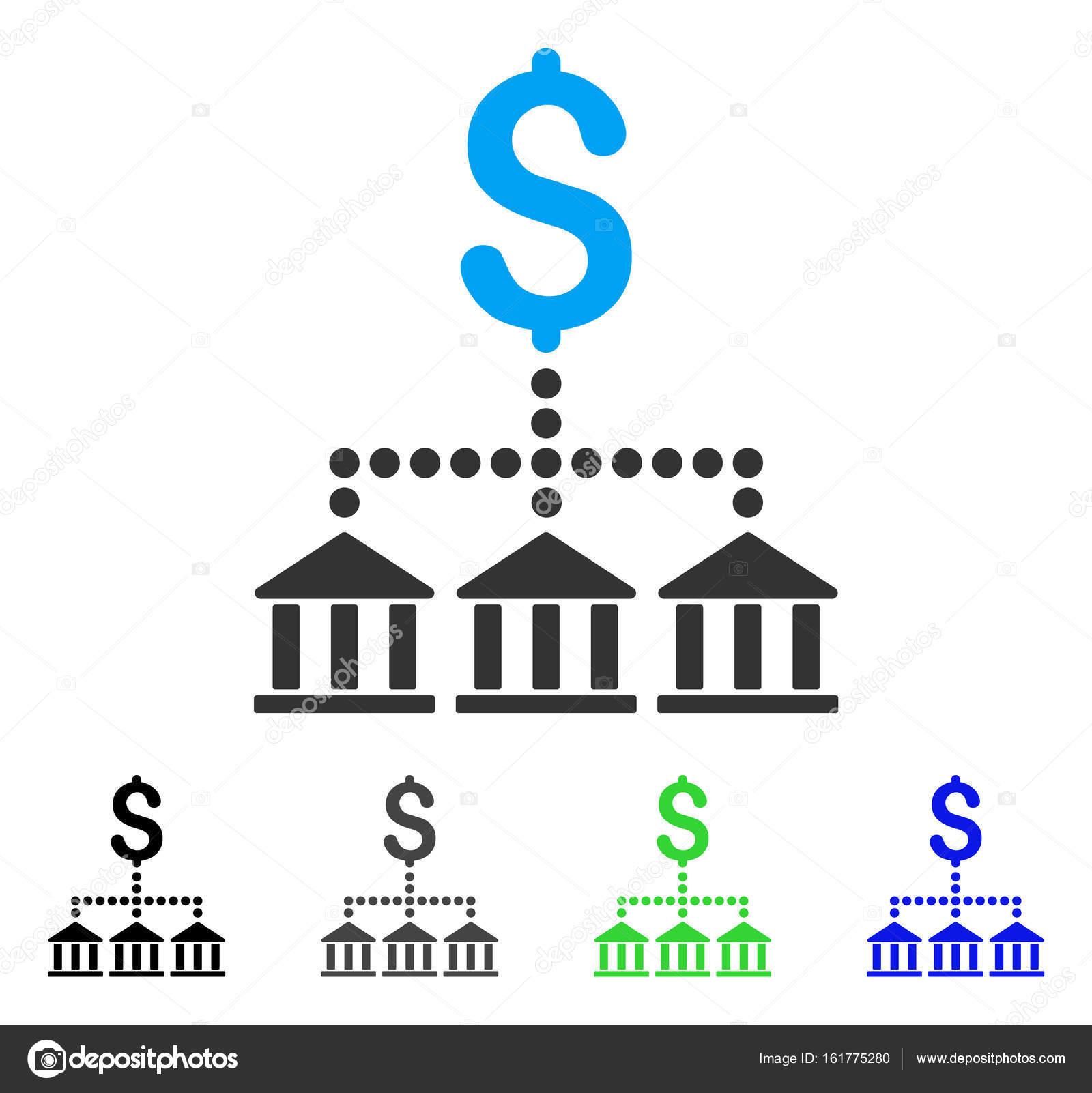 Schema Bancaire Icone Plate Image Vectorielle Par Ahasoft C Illustration