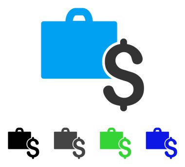 Muhasebe düz simgesi