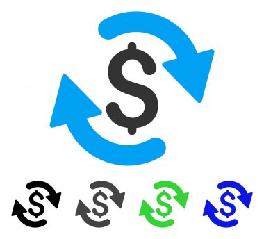 Para denge düz simgesi Yenile