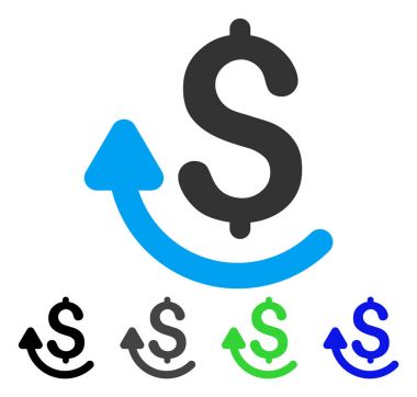 Düz simgesi ödemek