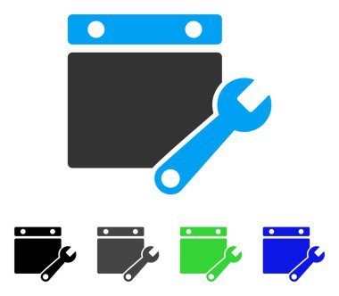 Takvim düz simge ayarlama