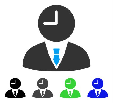 Zaman Yöneticisi düz simgesi