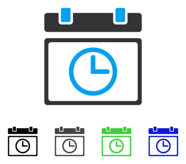 Tarih Saat düz simgesini