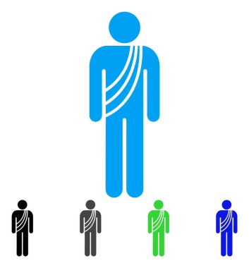 Budist keşiş düz simgesi