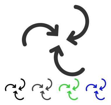 Oklar düz simgesi Jakuzziler