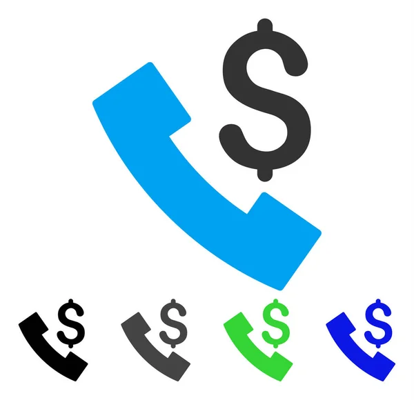 Payphone Flat Icon — Stock Vector