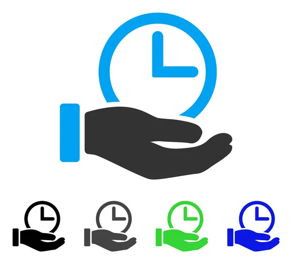 Ikona služby paušální čas — Stockový vektor
