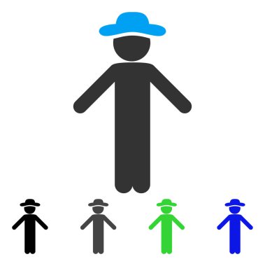 Beyefendi özür düz simgesi