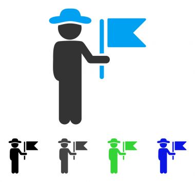 Beyefendi Komutan düz simgesi