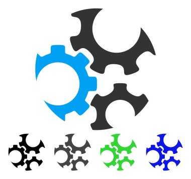 Mekanik vites düz simgesi