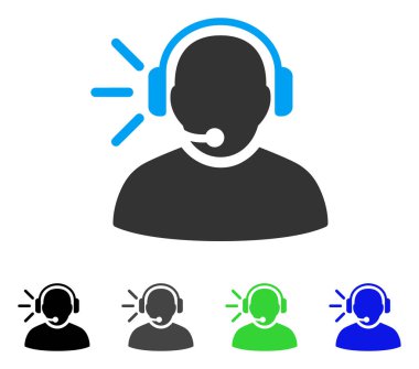 Operatör ileti düz simgesi