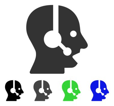 Operatör düz simgesi