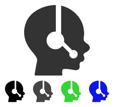 Operatör düz simgesi