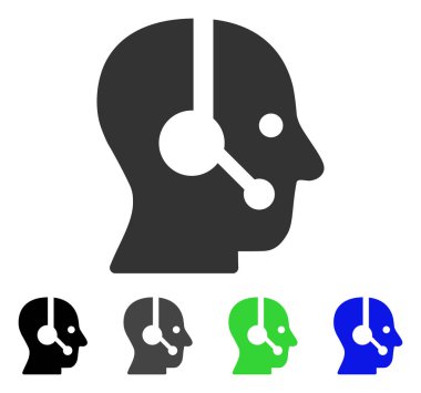 Operatör düz simgesi