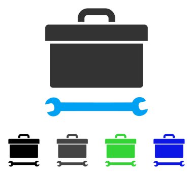 Araç kutusu düz simgesi