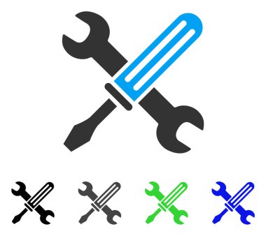 Araçlar düz simgesi