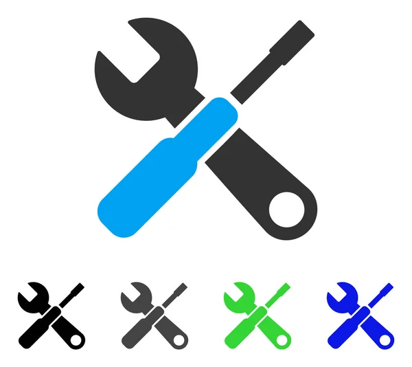 Lapos eszközök ikonra — Stock Vector